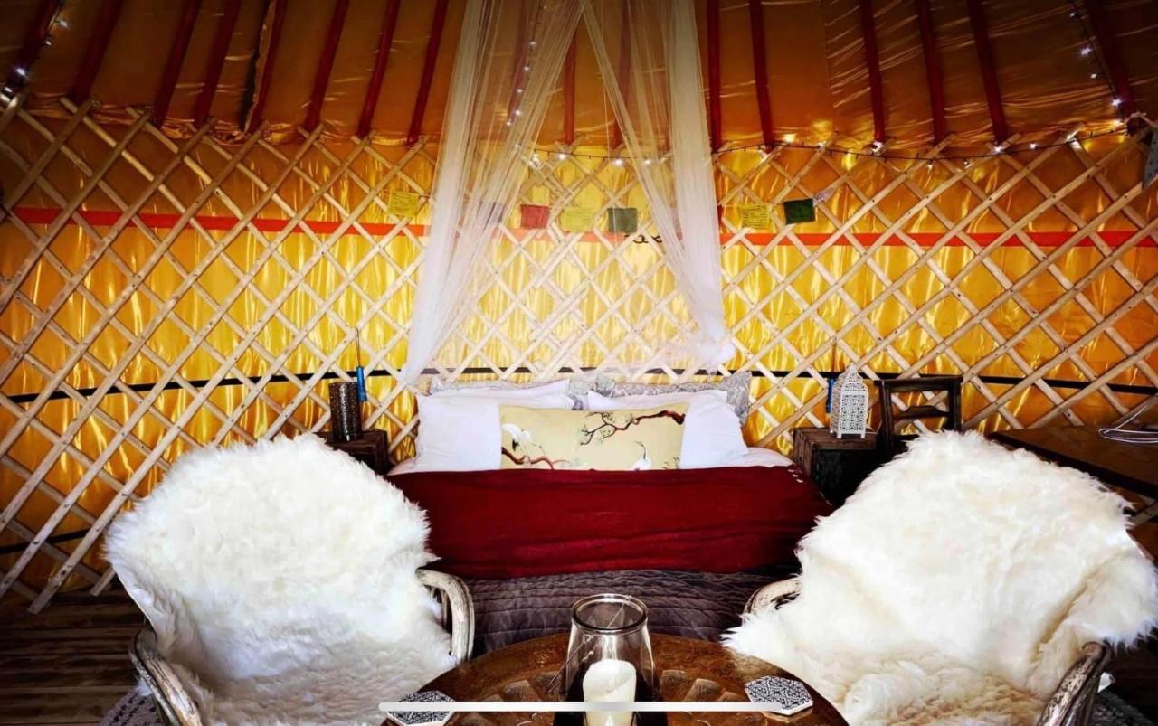 Traditional Yurt @ Longleat Warminster Luaran gambar